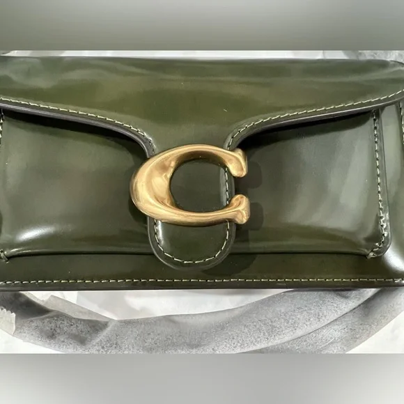 New! MINT CONDITION COACH Tabby Shoulder Bag 20 Spazzolato leather - Picture 3 of 12